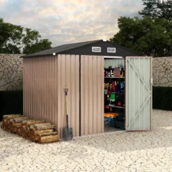 6x8FT Outdoor Metal Storage Sheds, Metal Garden Sheds & Outdoor Storage 18 6x8FT Outdoor Metal Storage Sheds, Metal Garden Sheds & Outdoor Storage -House Beautiful GUEST 85f4882d 19b8 4b3a 9aaa fbdf8e6cc674