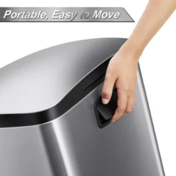 50L/13Gal Heavy Duty Hands-Free Stainless Steel Kitchen Trash Can, Commercial Rectangular Kitchen Waste Bin 14 50L/13Gal Heavy Duty Hands-Free Stainless Steel Kitchen Trash Can, Commercial Rectangular Kitchen Waste Bin -House Beautiful GUEST 874477ae 8ec6 4927 9f9d 6b0ee01615c9