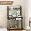 Hidden Cat Litter Box Enclosure Furniture With Shelf Storage And 2 Doors 2 Hidden Cat Litter Box Enclosure Furniture With Shelf Storage And 2 Doors -House Beautiful GUEST 88284934 a67b 4217 9fb9 9b14a0a6e899