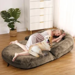 Human Sized Dog Bed For People Adults, Foldable Dog Bed For Humans, 71"x43"x10" Giant Dog Bed With Removable Cover, 19 Human Sized Dog Bed For People Adults, Foldable Dog Bed For Humans, 71"x43"x10" Giant Dog Bed With Removable Cover, -House Beautiful GUEST 88b1290f fb50 4813 adf1 56d0ca56a1e7