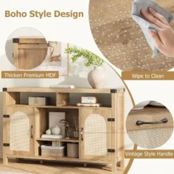 Jojoka MDF + PB Triamine Board U7 Thick 130L Cabinet, 130cm, Original Wood Color 14 Jojoka MDF + PB Triamine Board U7 Thick 130L Cabinet, 130cm, Original Wood Color -House Beautiful GUEST 89112af9 1d01 43f0 8d42 48d66dc41e72