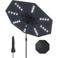 9FT Patio Umbrella Outdoor Market Table Umbrella With Tilt Crank 20 9FT Patio Umbrella Outdoor Market Table Umbrella With Tilt Crank -House Beautiful GUEST 89898a70 e934 4d7d 9ed4 fe2efe14d038