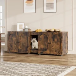 Cat Litter Box Enclosure With Removable Tray, Storage Cabinet & Easy Entry For A Tidy, Odor-Free Home 13 Cat Litter Box Enclosure With Removable Tray, Storage Cabinet & Easy Entry For A Tidy, Odor-Free Home -House Beautiful GUEST 8a8fedc5 68b4 404a 8892 82730e1d12d2