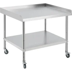 24x24x30 Inch Equipment Grill Stand Table Stainless Steel NSF Certified 400 Lbs Capacity With Adjustable Legs -House Beautiful GUEST 8ae6fa0d d314 497c 967c c07b05bbc517