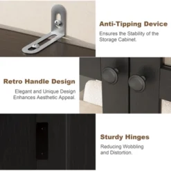 Storage Cabinet, Kitchen Pantry Cabinet 5 Tier Bathroom Cabinet With 4 Doors Adjustable Shelves For Kitchen 18 Storage Cabinet, Kitchen Pantry Cabinet 5 Tier Bathroom Cabinet With 4 Doors Adjustable Shelves For Kitchen -House Beautiful GUEST 8e288450 f697 4a87 b3c7 80ac3f9ce293