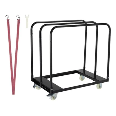 Drywall Cart Steel Panel Truck – Heavy Duty Platform Cart With 1500 Lbs Capacity, Utility Tool Cart With 4-Inch Silent Wheels 11 Drywall Cart Steel Panel Truck – Heavy Duty Platform Cart With 1500 Lbs Capacity, Utility Tool Cart With 4-Inch Silent Wheels - Image 9