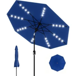 9FT Patio Umbrella Outdoor Market Table Umbrella With Tilt Crank 22 9FT Patio Umbrella Outdoor Market Table Umbrella With Tilt Crank -House Beautiful GUEST 9457b6de 372b 4728 bd98 2afbee35da69