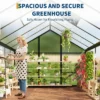 8x10 FT Aluminum Large Walk-in Green House Polycarbonate Greenhouse With Roof Vent Ground Nails Lockable Push Door 2 8x10 FT Aluminum Large Walk-in Green House Polycarbonate Greenhouse With Roof Vent Ground Nails Lockable Push Door -House Beautiful GUEST 95ca3cfd 0d9b 4d4e a1f1 f3a104c477bb