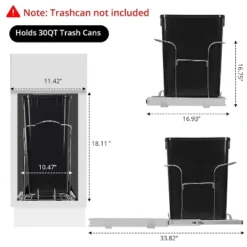 Pull Out Trash Can Under Cabinet, Stainless Steel Slide Out Garbage Can Shelf Under Sink, Adjustable Slide Out Shelf For Waste Can Under Kitchen Sink 14 Pull Out Trash Can Under Cabinet, Stainless Steel Slide Out Garbage Can Shelf Under Sink, Adjustable Slide Out Shelf For Waste Can Under Kitchen Sink -House Beautiful GUEST 97be6c06 bb5d 45c8 9247 5794fd66f3e2