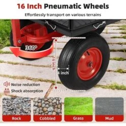 Heavy Duty Metal Garden Cart – 880 Lbs Capacity Utility Wagon With Removable Sides & 10" All-Terrain Wheels, Yard Wagon 13 Heavy Duty Metal Garden Cart – 880 Lbs Capacity Utility Wagon With Removable Sides & 10" All-Terrain Wheels, Yard Wagon -House Beautiful GUEST 9893480c 5b0f 4003 b431 ac40d232ad27