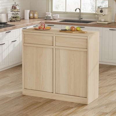 10 Gallon Tilt-Out Trash Cabinet – Modern Hidden Freestanding Garbage Can & Laundry Hamper, Pet-Proof Storage Cabinet, 1-Drawer Oa 10 10 Gallon Tilt-Out Trash Cabinet – Modern Hidden Freestanding Garbage Can & Laundry Hamper, Pet-Proof Storage Cabinet, 1-Drawer Oa - Image 8