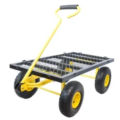 Heavy Duty Garden Cart, Utility Metal Wagon With Removable Mesh Sides And 180° Rotating Handle 15 Heavy Duty Garden Cart, Utility Metal Wagon With Removable Mesh Sides And 180° Rotating Handle -House Beautiful GUEST 9962f055 7489 466f 89e6 686732049dba