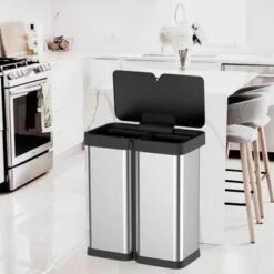 Automatic Motion Sensor Trash Can, 60L/16 Gal Touchless Smart Garbage Bin With Soft-Close Lid, Hands-Free Auto Open/Close 12 Automatic Motion Sensor Trash Can, 60L/16 Gal Touchless Smart Garbage Bin With Soft-Close Lid, Hands-Free Auto Open/Close -House Beautiful GUEST 997d9b6c dcef 4fac a9bd 5d8027993d9b