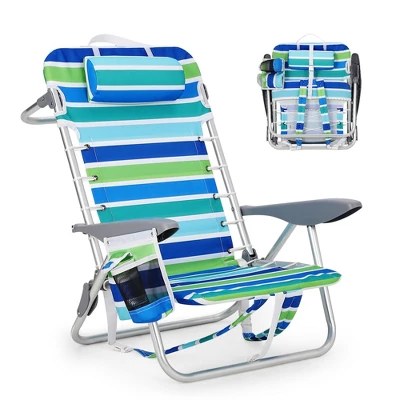 Backpack Low Beach Chair For Adults 1 PCS ¨C Reclining Heavy-Duty Folding Chair 9 Backpack Low Beach Chair For Adults 1 PCS ¨C Reclining Heavy-Duty Folding Chair - Image 7