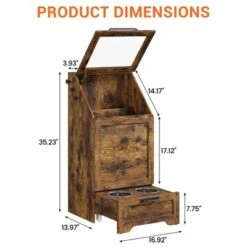 Dog Feeding Station With Storage, Pet Feeding Station With 2 Removable Dog Bowl, Pet Food Storage Organizer 17 Dog Feeding Station With Storage, Pet Feeding Station With 2 Removable Dog Bowl, Pet Food Storage Organizer -House Beautiful GUEST 9a79ebd1 6c06 4f9c a6a6 779e7e512fb0