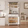 72" Pantry Cabinet With Storage Drawers,Tall Kitchen Pantry Storage Cabinet With 2 Glass Doors 1 72" Pantry Cabinet With Storage Drawers,Tall Kitchen Pantry Storage Cabinet With 2 Glass Doors -House Beautiful GUEST 9ac7ccc3 72be 468a b9cf 4326bfb69b8d