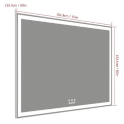 LED Bathroom Mirror With Lights 60x40Inch Bathroom Vanity Mirror Aluminum Frame 3 Color Dimmable Wall Mirror Silver 8 LED Bathroom Mirror With Lights 60x40Inch Bathroom Vanity Mirror Aluminum Frame 3 Color Dimmable Wall Mirror Silver -House Beautiful GUEST a17e5b57 c73a 4c3a 8528 bdf947234503