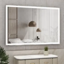 LED Bathroom Mirror With Lights 60x40Inch Bathroom Vanity Mirror Aluminum Frame 3 Color Dimmable Wall Mirror Silver 9 LED Bathroom Mirror With Lights 60x40Inch Bathroom Vanity Mirror Aluminum Frame 3 Color Dimmable Wall Mirror Silver -House Beautiful GUEST a18d6646 feed 4fbd b9df bd5c1dff938b
