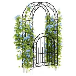 8.8 FT Birdcage Shape Garden Arch, Reinforced Metal Arbor For Climbing Flowers, Rust-Resistant Wedding Pergola 15 8.8 FT Birdcage Shape Garden Arch, Reinforced Metal Arbor For Climbing Flowers, Rust-Resistant Wedding Pergola -House Beautiful GUEST a2c32dd1 7e4e 444f a7cf cadef29f564a