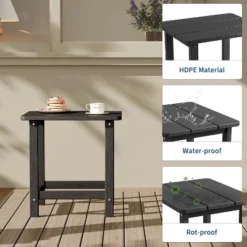 Outdoor HDPE Square Side Table - Adirondack Style Patio End Table For Pool, Beach - Weather Resistant & Easy Setup 17 Outdoor HDPE Square Side Table - Adirondack Style Patio End Table For Pool, Beach - Weather Resistant & Easy Setup -House Beautiful GUEST a3b2ae03 d446 4aee b023 176eb5eb5d5b
