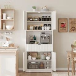 Kitchen Pantry Cabinet,70" Tall Pantry Storage Cabinet With Countertop For Dining Room 15 Kitchen Pantry Cabinet,70" Tall Pantry Storage Cabinet With Countertop For Dining Room -House Beautiful GUEST a6e13a11 863b 4d8b bc04 03594e617d3d