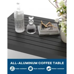 4-Piece Outdoor Patio Sofa Set With Aluminum Frame, Removable Cushions And Coffee Table For Backyard And Porch 15 4-Piece Outdoor Patio Sofa Set With Aluminum Frame, Removable Cushions And Coffee Table For Backyard And Porch -House Beautiful GUEST a961b902 fcb0 4f56 950a 314cd545308c 1