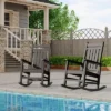 Adirondack Outdoor Rocking Chair, All Weather HDPE Plastic Patio Rocker Chair With Wide Armrests 2 Adirondack Outdoor Rocking Chair, All Weather HDPE Plastic Patio Rocker Chair With Wide Armrests -House Beautiful GUEST a9f52550 810e 4fcf 9413 31c8102ff0c5