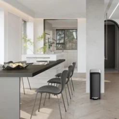 8 Gallon Slim Trash Can, 30L Step Garbage Can With Soft-Close Lid, Stainless Steel Recycling Bin 13 8 Gallon Slim Trash Can, 30L Step Garbage Can With Soft-Close Lid, Stainless Steel Recycling Bin -House Beautiful GUEST aa28542a d1d1 4cf3 86b3 c8e6b0f73d71