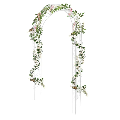Metal Garden Arch, Outdoor Garden Arch Arbor Trellis For Climbing Plants, Wedding Arches For Ceremony 8 Metal Garden Arch, Outdoor Garden Arch Arbor Trellis For Climbing Plants, Wedding Arches For Ceremony - Image 6