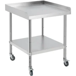24x24x30 Inch Equipment Grill Stand Table Stainless Steel NSF Certified 400 Lbs Capacity With Adjustable Legs -House Beautiful GUEST aaafe0c0 e89d 490f ba61 812ab8951836