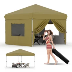 10x10FT Instant Pop-Up Canopy Tent With 4 Removable Side Walls – Commercial-Grade Outdoor Shelter System For Events, Black 26 10x10FT Instant Pop-Up Canopy Tent With 4 Removable Side Walls – Commercial-Grade Outdoor Shelter System For Events, Black -House Beautiful GUEST ac0b2bba 4be4 4c14 9759 bee0a4958eee