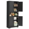 70-Inch Tall Kitchen Pantry Cabinet With 4 Doors And Adjustable Shelves, Freestanding Utility Hutch Cupboard, White 1 70-Inch Tall Kitchen Pantry Cabinet With 4 Doors And Adjustable Shelves, Freestanding Utility Hutch Cupboard, White -House Beautiful GUEST ada0bea7 7bbe 4b4e a580 f71edfc44ee5 1