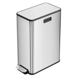 56L Dual Step-On Kitchen Trash Can With Butterfly Lid, 2 * 7.4Gal/28L Step Trash Can 19 56L Dual Step-On Kitchen Trash Can With Butterfly Lid, 2 * 7.4Gal/28L Step Trash Can -House Beautiful GUEST b07fa91a 57f7 40b6 9240 5a7f4b66a12d