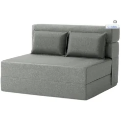 Sofa Bed Corduroy - Convertible Chair Bed, Futon ChairSleeper, Folding Chair Bed For Living Room