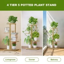 Metal Plant Shelf, Flower Shelf With 4 Levels, Flower Stand, Garden, Plant Stairs, Multi-Levels, For Indoor Balcony, Living Room, Outdoor 13 Metal Plant Shelf, Flower Shelf With 4 Levels, Flower Stand, Garden, Plant Stairs, Multi-Levels, For Indoor Balcony, Living Room, Outdoor -House Beautiful GUEST b6c4a26b 257e 4a62 8e9d 4b26d484752a