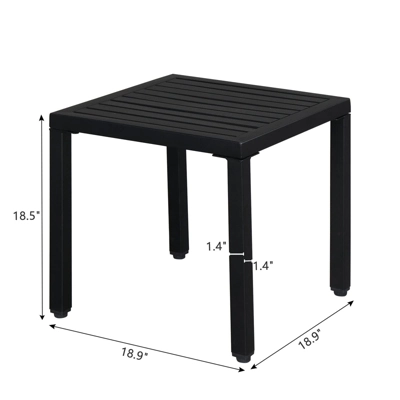 Classic Adirondack Square Side Table - Durable HDPE Composite Outdoor End Table Easy Maintenance & Weather Resistant 3 Classic Adirondack Square Side Table - Durable HDPE Composite Outdoor End Table Easy Maintenance & Weather Resistant