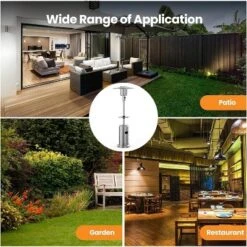 Jojoka Outdoor Patio Heater 48,000 BTU, Round Table, Double-Layer Burner, Safety System, Umbrella Style, Home & Commercial Use 12 Jojoka Outdoor Patio Heater 48,000 BTU, Round Table, Double-Layer Burner, Safety System, Umbrella Style, Home & Commercial Use -House Beautiful GUEST bbf4b1a5 fa1b 4115 a4e0 cde2d551445b