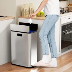 56L Dual Step-On Kitchen Trash Can With Butterfly Lid, 2 * 7.4Gal/28L Step Trash Can 16 56L Dual Step-On Kitchen Trash Can With Butterfly Lid, 2 * 7.4Gal/28L Step Trash Can -House Beautiful GUEST bffe6b3d b96c 410f adbf 39c61d2bdd5d