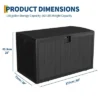 130 Gallon Outdoor Storage Box, Deck Boxes Outdoor Waterproof With Lid,Outside Storage Box Waterproof With Side Handles -House Beautiful GUEST c0039027 f128 484e acaa efc740aa58da 1