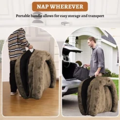 Human Giant Dog Bed For Adults, Foldable Lazy Sofa Pet Bed, Washable Corduroy Nap Pet Sofa For Men Women & Pets, Faux Fur Cover 14 Human Giant Dog Bed For Adults, Foldable Lazy Sofa Pet Bed, Washable Corduroy Nap Pet Sofa For Men Women & Pets, Faux Fur Cover -House Beautiful GUEST c0e40e91 8ef6 4357 9f67 4ade7514b8bc 1