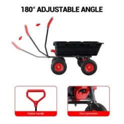 900 Lbs Garden Dump Cart With 10In Tires, Heavy Duty Poly Yard Cart With 180°Rotating Handle And Quick Release System, Utility ATV Trailer 17 900 Lbs Garden Dump Cart With 10In Tires, Heavy Duty Poly Yard Cart With 180°Rotating Handle And Quick Release System, Utility ATV Trailer -House Beautiful GUEST c1d16473 f8d6 4673 9df9 5127e619a0fe