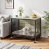 Dog Crate Furniture For Medium Dogs, 32.5" L X 21.9" W X 25.2" H Indoor Kennel With Double Doors, Wheels & Removable Tray 1 Dog Crate Furniture For Medium Dogs, 32.5" L X 21.9" W X 25.2" H Indoor Kennel With Double Doors, Wheels & Removable Tray -House Beautiful GUEST c1fff28c bdc5 434d 95cb 692668c44ea5