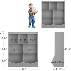 Toy Storage Cabinet, Three-Tier Kids Bookshelf And Bookcase For Storage Books And Toys, Multi Shelf With Cubby Cabinet 20 Toy Storage Cabinet, Three-Tier Kids Bookshelf And Bookcase For Storage Books And Toys, Multi Shelf With Cubby Cabinet -House Beautiful GUEST c2ff8be2 5c04 493e b426 4c0b6b45e036