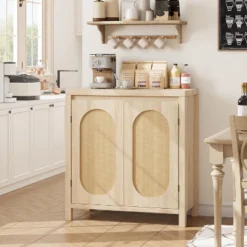 Rattan Cabinet Sideboard Buffet Kitchen Storage Cabinet Cupboard Console Table Wood Coffee Bar Cabinet With Doors And Shelves Liquor Accent Cabinet 22 Rattan Cabinet Sideboard Buffet Kitchen Storage Cabinet Cupboard Console Table Wood Coffee Bar Cabinet With Doors And Shelves Liquor Accent Cabinet -House Beautiful GUEST c3b5b61f e6c2 4e7c 8a0e 1c7aa707cfc8