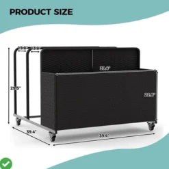 Outdoor Rolling PE Rattan Pool Caddy Wicker Patio Poolside Float Storage Organizer For Floaties Noodles Life 11 Outdoor Rolling PE Rattan Pool Caddy Wicker Patio Poolside Float Storage Organizer For Floaties Noodles Life -House Beautiful GUEST c422d697 3f66 4e01 8704 f8395221f8b0