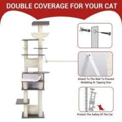 Cat Tree With Toy, Cat Tower Condo For Indoor Cats Features Scratching Post 14 Cat Tree With Toy, Cat Tower Condo For Indoor Cats Features Scratching Post -House Beautiful GUEST c4b66ede 7764 4281 8790 90bb5aa4b69b