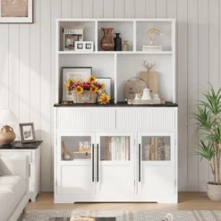 60'' Kitchen Pantry Cabinet, Tall Kitchen Cabinet Pantry Cabinet With Glass Doors, Kitchen Cabinet 17 60'' Kitchen Pantry Cabinet, Tall Kitchen Cabinet Pantry Cabinet With Glass Doors, Kitchen Cabinet -House Beautiful GUEST c4f70366 087c 46dd ac63 ecc097b9f0d4 1