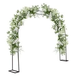 86.5in Metal Wedding Arches, Metal Garden Arch Trellis For Climbing Plants 16 86.5in Metal Wedding Arches, Metal Garden Arch Trellis For Climbing Plants -House Beautiful GUEST c4ff156d 6b25 4616 bc55 40383c907867