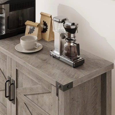 Farmhouse Entryway Table With 2-Door, Wood Console Table With Storage, Coffee Bar Cabinet, Sofa Tables Buffet Sideboard For Kitchen 9 Farmhouse Entryway Table With 2-Door, Wood Console Table With Storage, Coffee Bar Cabinet, Sofa Tables Buffet Sideboard For Kitchen - Image 7