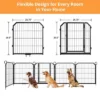 Dog Playpen For Yard, 24/32/40 Inch Metal Dog Fence 8/12/16 Panels For Large/Medium/Small Dogs Indoor & Outdoor -House Beautiful GUEST c6cc2fdd 50fe 444d 9385 cf2b48d4226d
